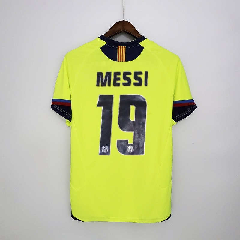 Retro FC Barcelona 2005-06 away XAVI MESSI RONALDINHO Football jersey retro