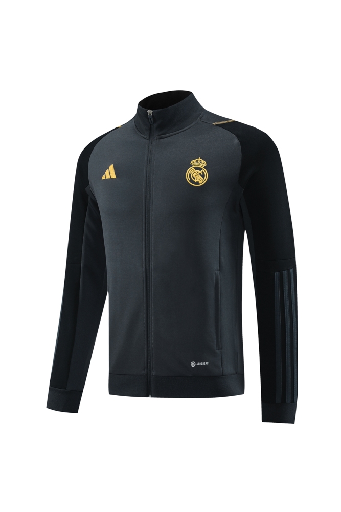 23-24 Real Madrid 05 dark gray jacket suit-