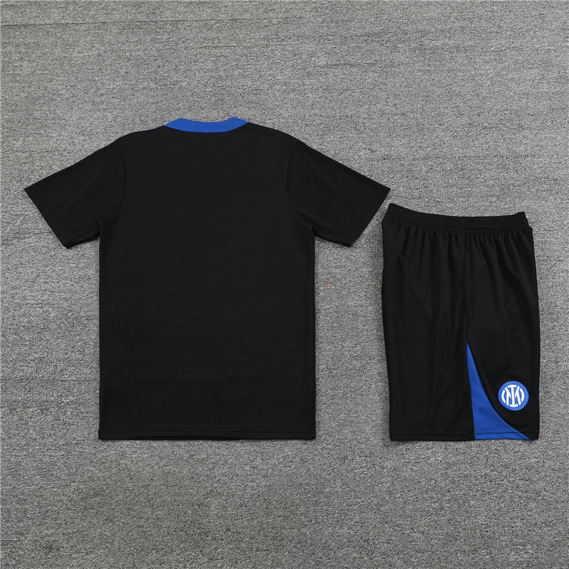 24-25 Short Sleeve Training Wear Inter Milan Black