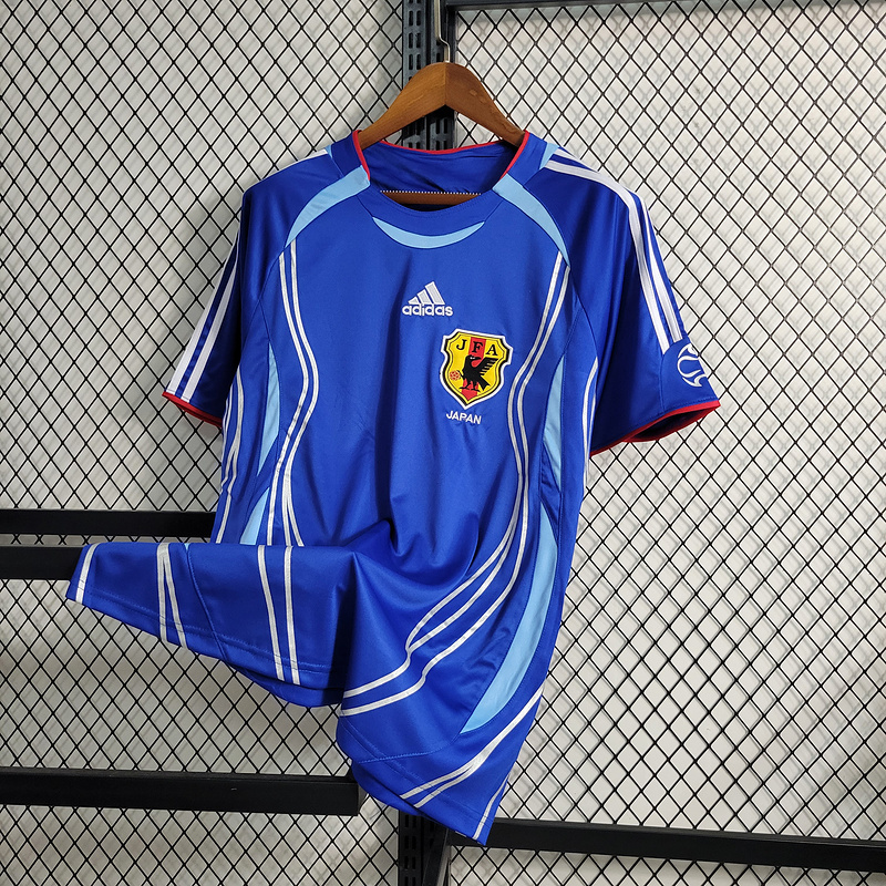Retro Version 2006 Japan Home   Football jersey retro