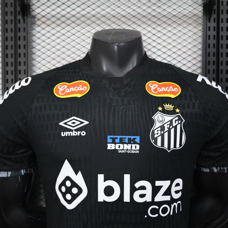 Player 2025-26 Santos Season Black Special Edition Football jersey