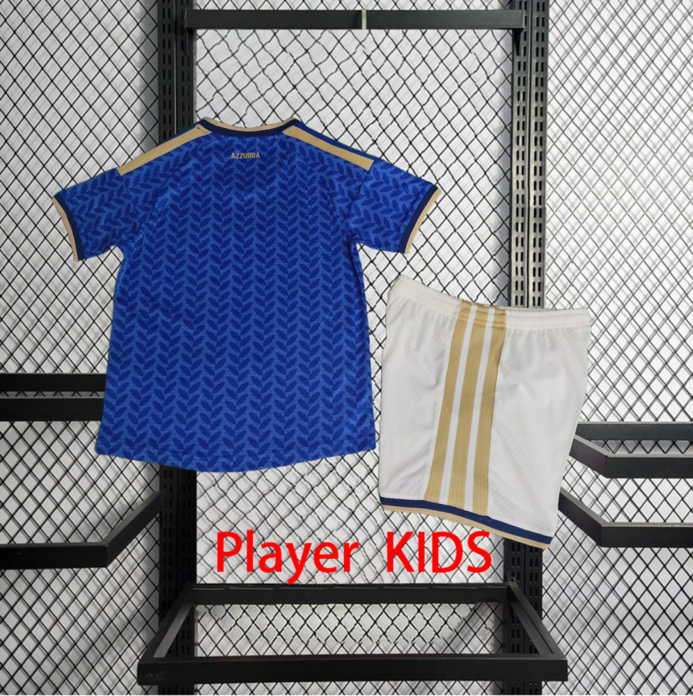 Player 2026 Italy Home Kids football jersey Player KIDS