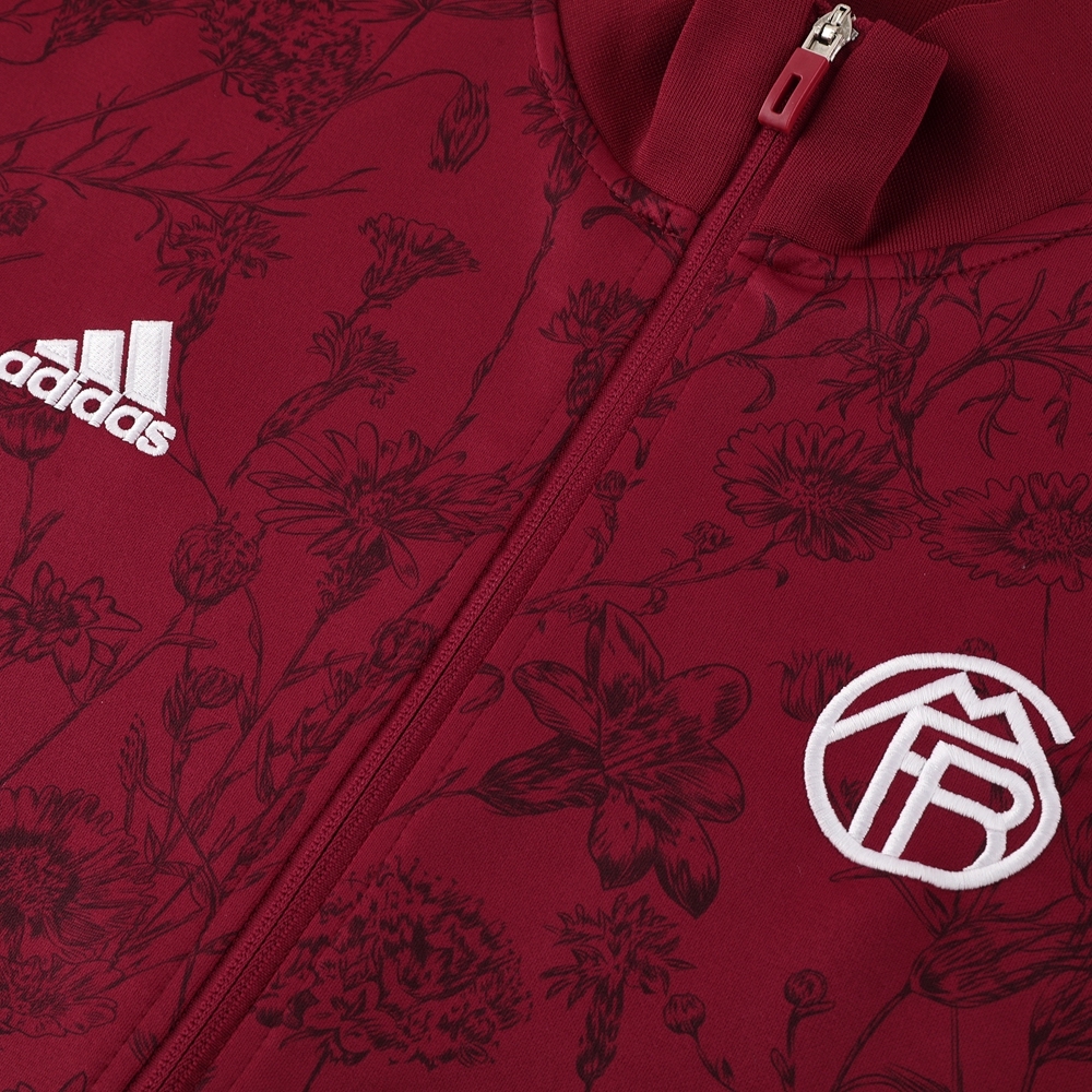 23-24 Bayern 08 maroon jacket suit