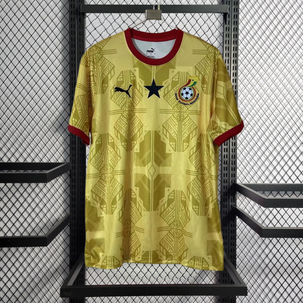 2026 Ghana yellow Football jersey