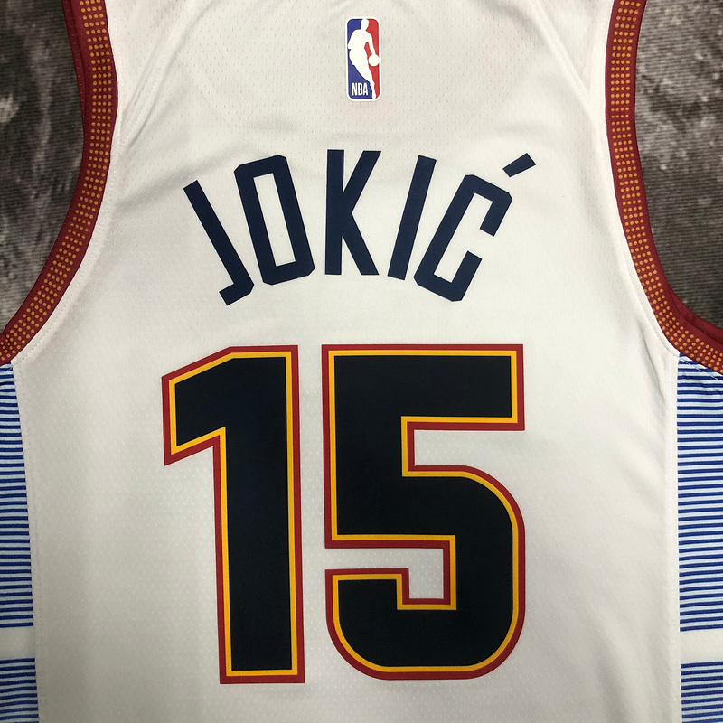 2023 NBA Denver Nuggets 15 JOKIC Basketball Jersey