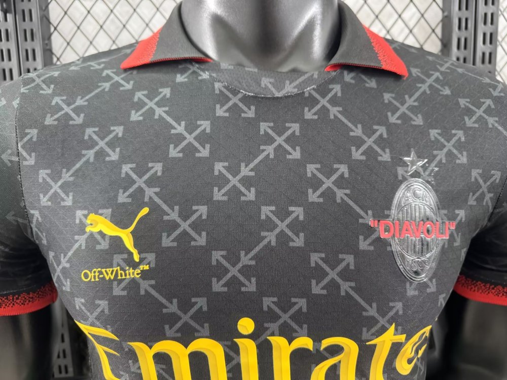 2025-26 AC Milan Pre-match Player Edition Football jersey