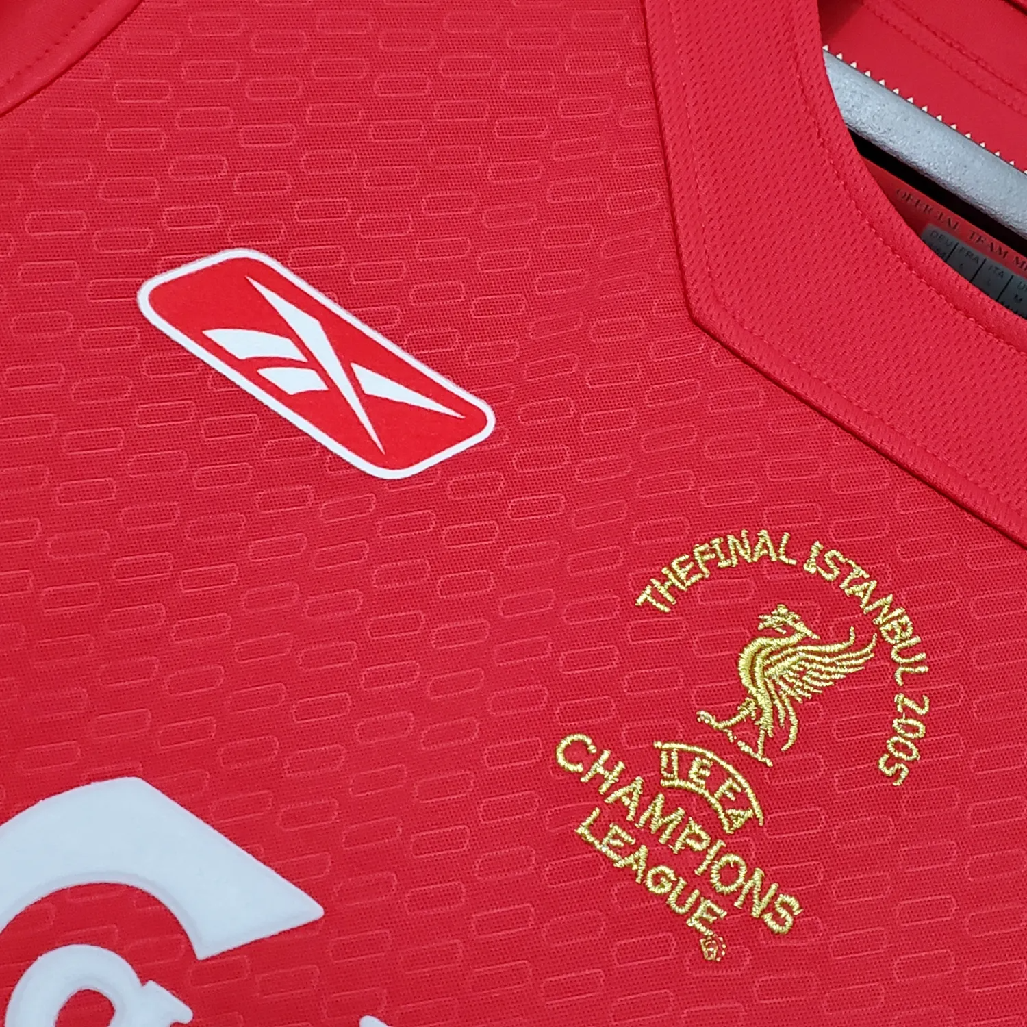 2005 CUL Liverpool Home Champions League Retro Jersey Football jersey retro