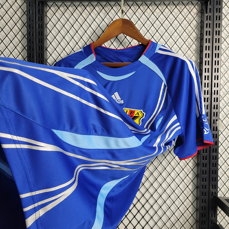 Retro Version 2006 Japan Home   Football jersey retro