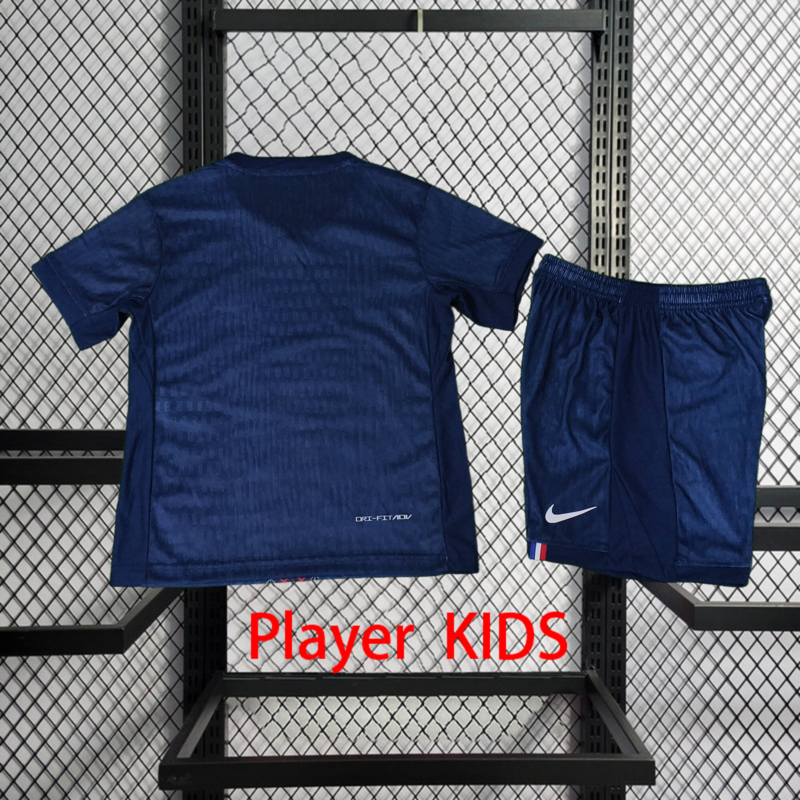 Player 2025-26 PSG Home Kids football jersey Player KIDS