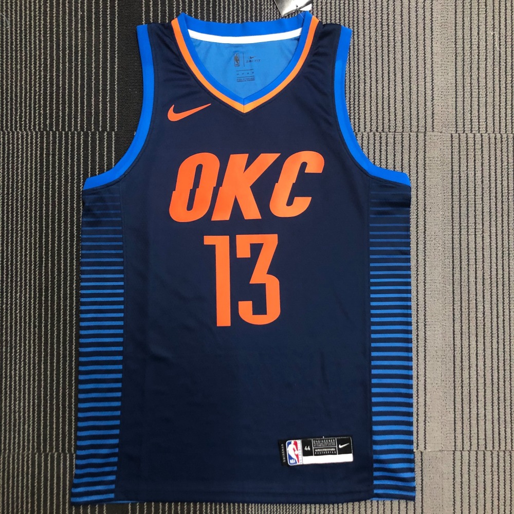 Oklahoma City Thunder Blue Stripe 13 George