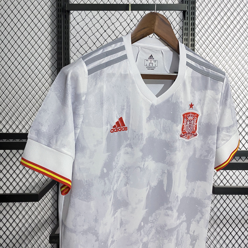 Retro 2020-21 Spain Away retro Football jersey