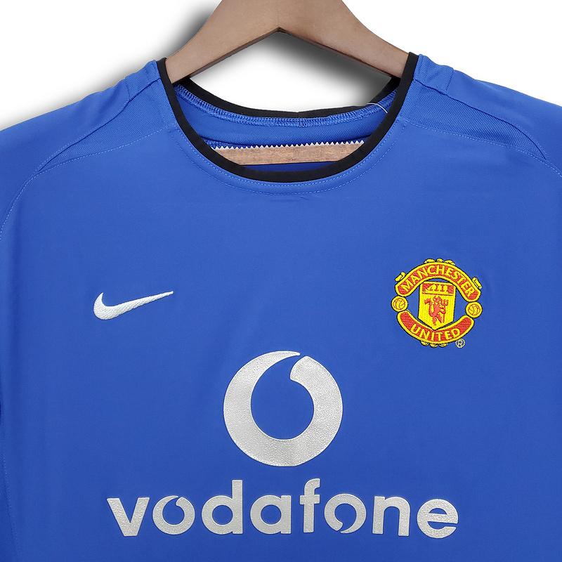 Retro Manchester United 2002-04 away BECKHAM v.NISTELROOY GIGGS KEANE Football jersey retro