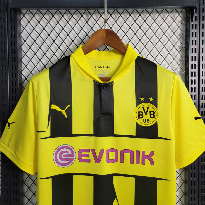 Retro 12-13 Dortmund Home   Football jersey retro