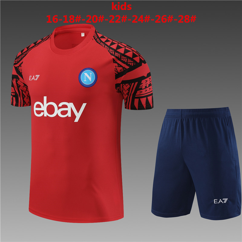 23-24-Short Sleeve Training Jersey Naples Red