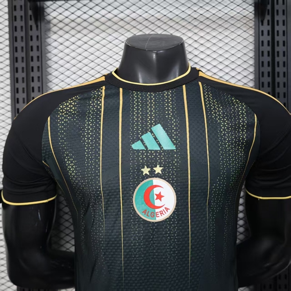 Player 2026 Algeria black Football jersey