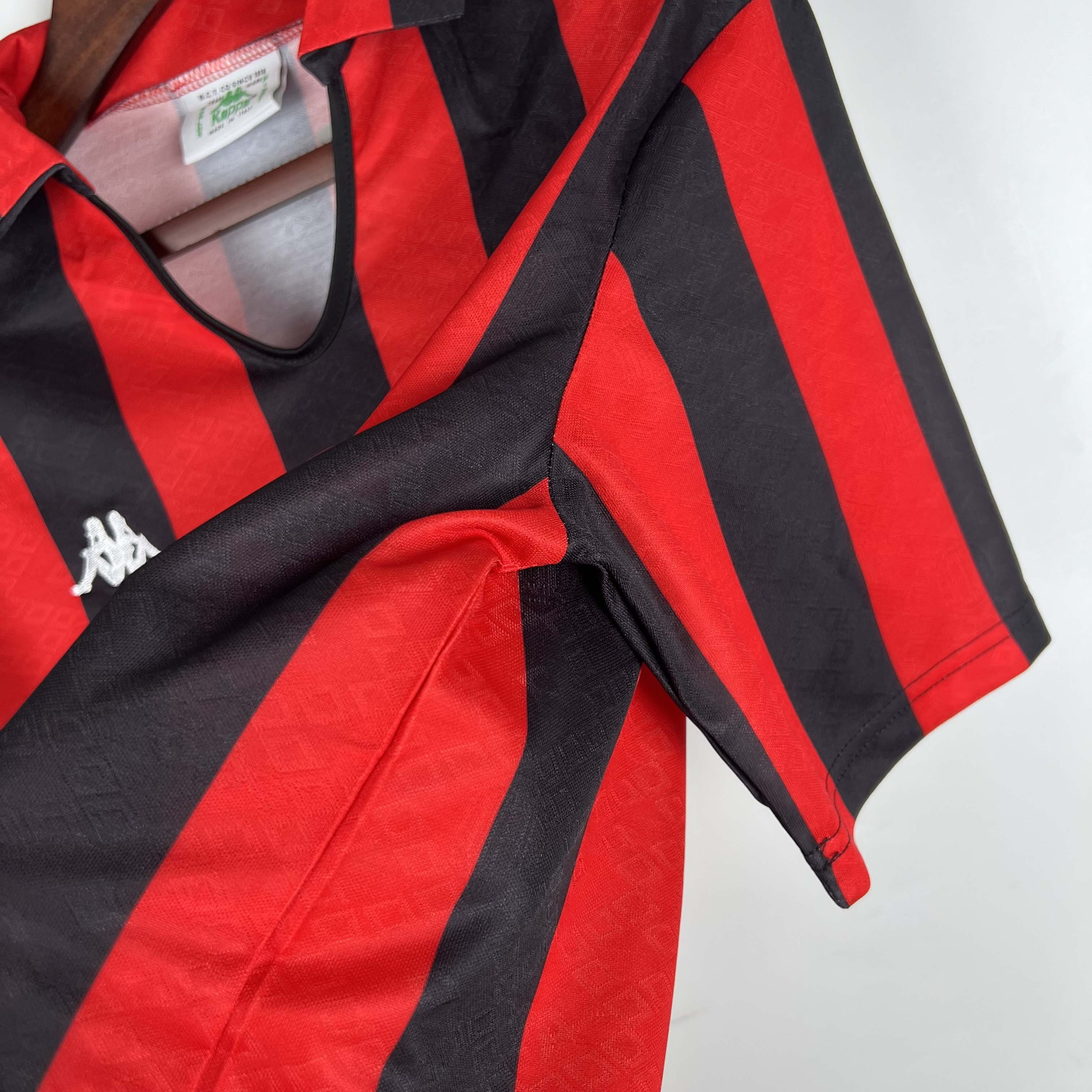 Retro 1988-90 AC Milan (LS) Home football jersey Retro