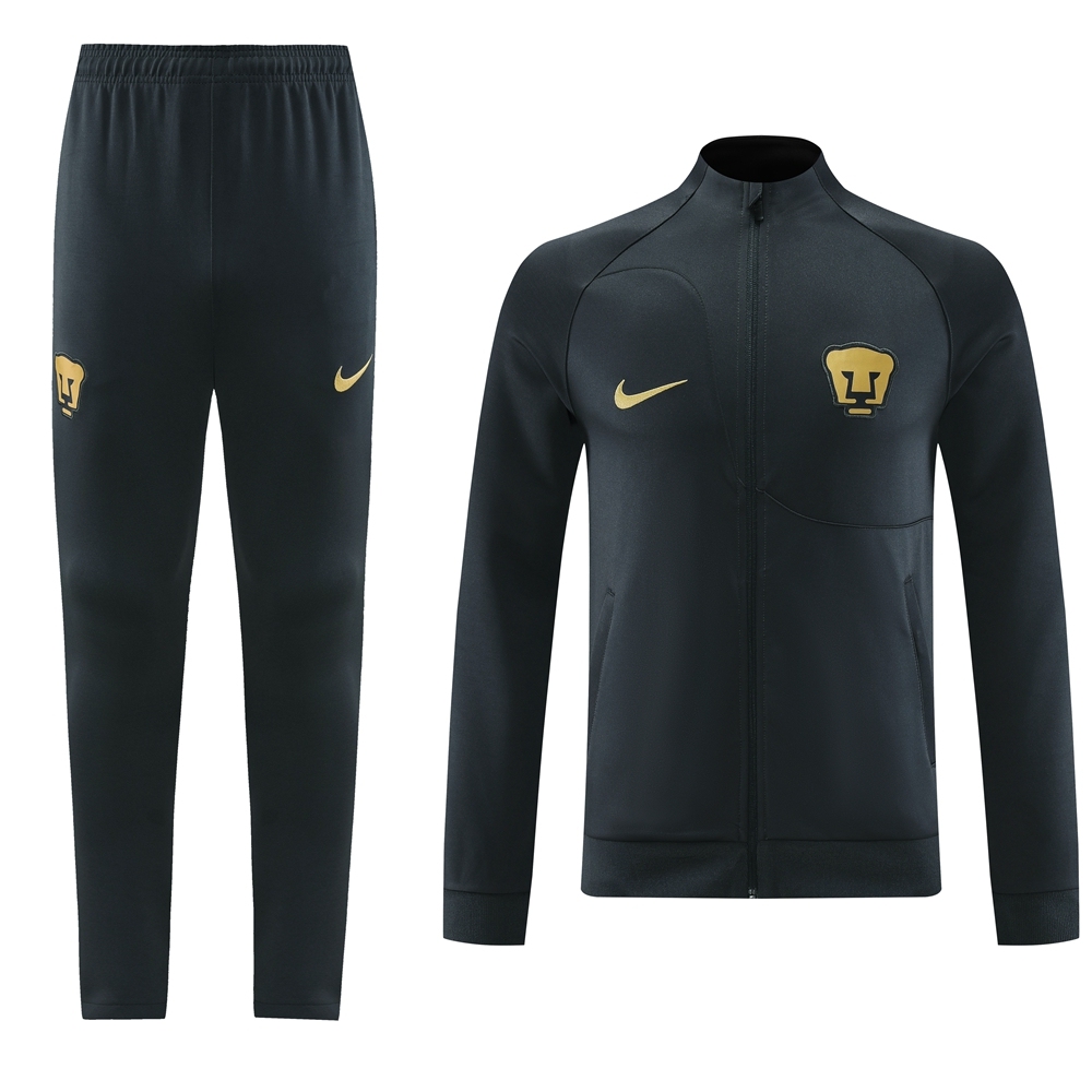 23-24 pumas unam 01 dark gray jacket suit