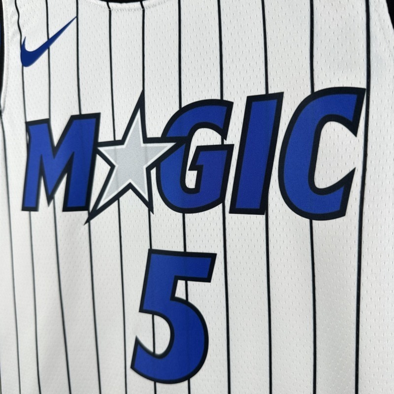 2025 NBA Orlando Magic 5 BANCHERO Basketball Jersey