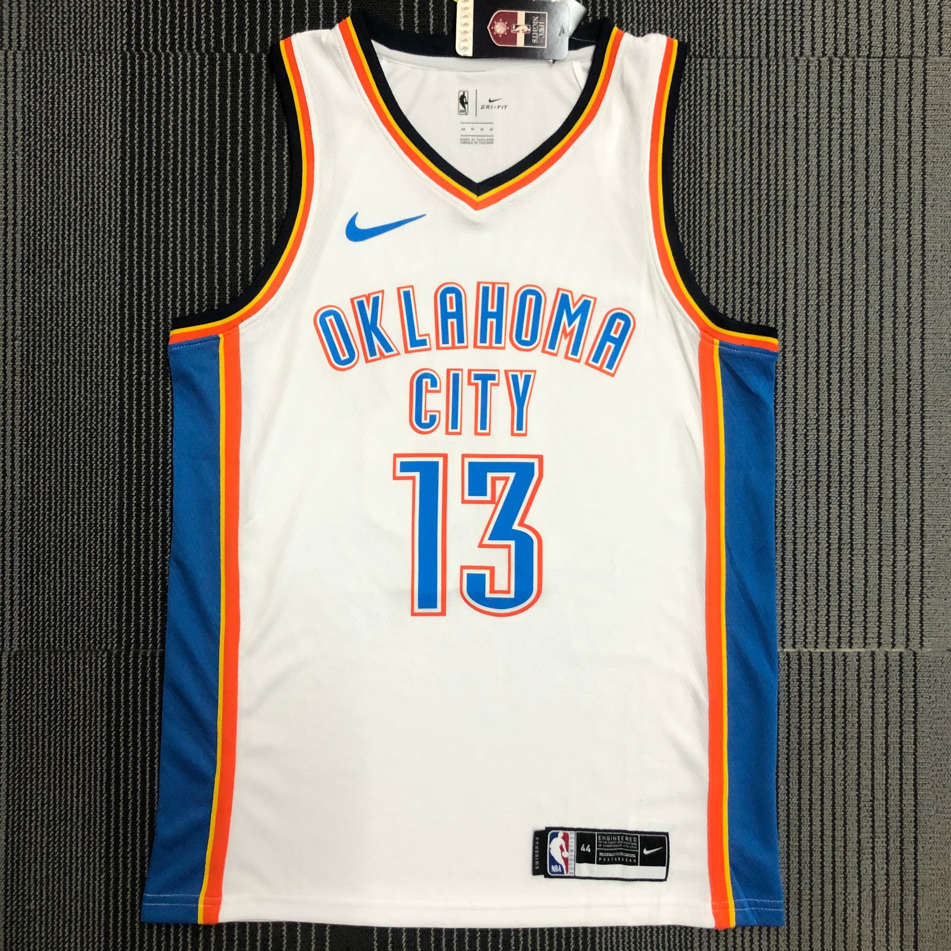 Oklahoma City Thunder White 13 Harden
