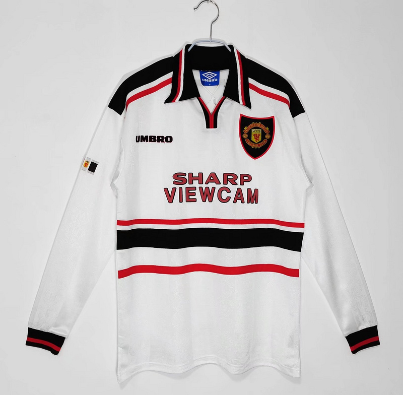 Retro 1997-99 Manchester United BECKHAM GIGGS KEANE SHERINGHAM Football jersey retro