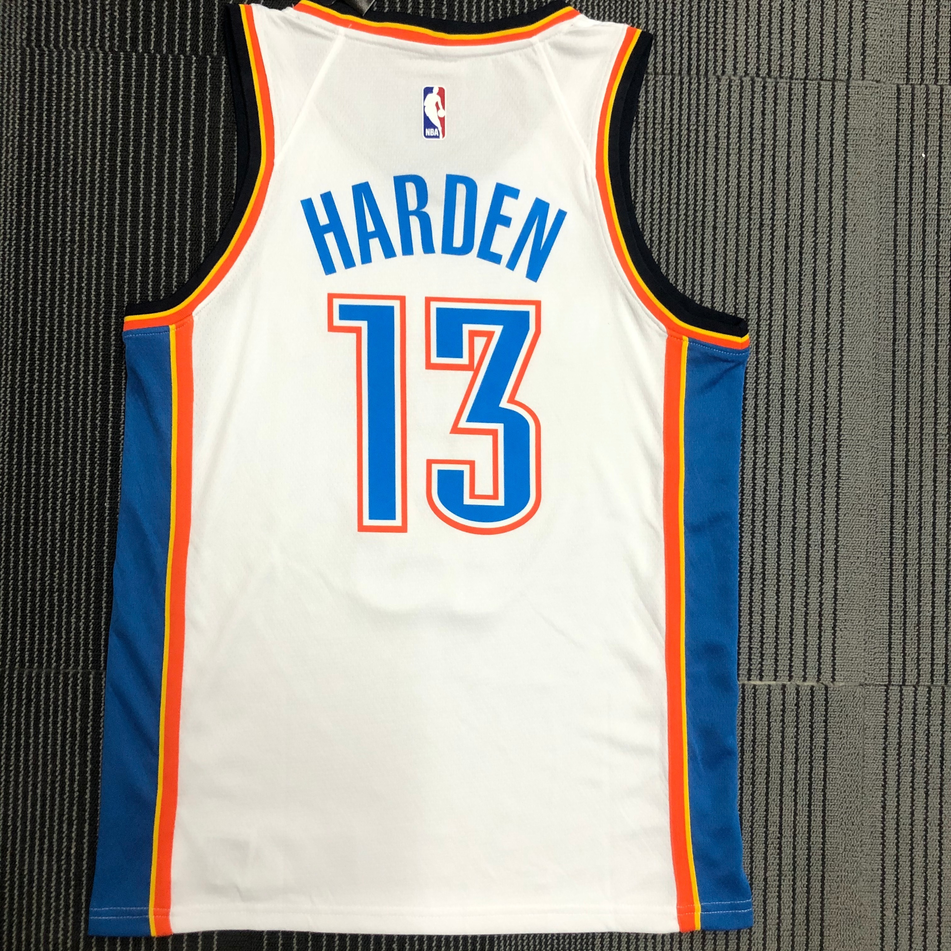 Oklahoma City Thunder White 13 Harden
