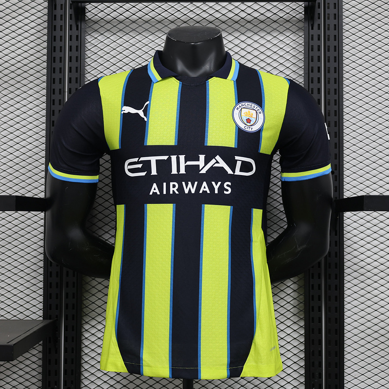 2024-25 Manchester City Away Players Edition Soccer Shirt