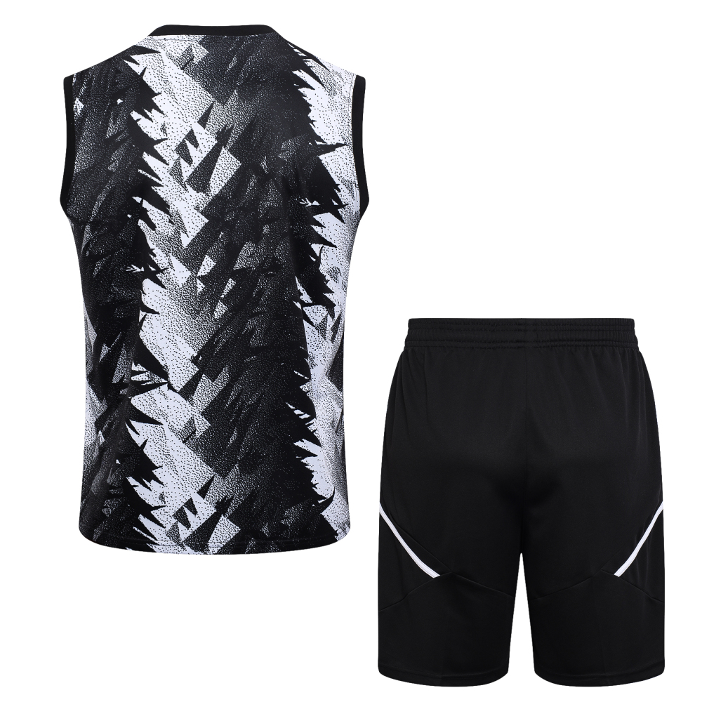 23-24 season Juventus black training vest set
