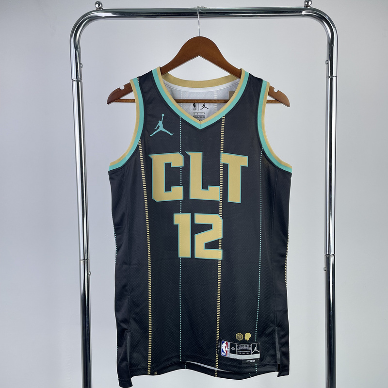 2023 NBA Charlotte Hornets (12 OUBRE JR.) Basketball Jersey