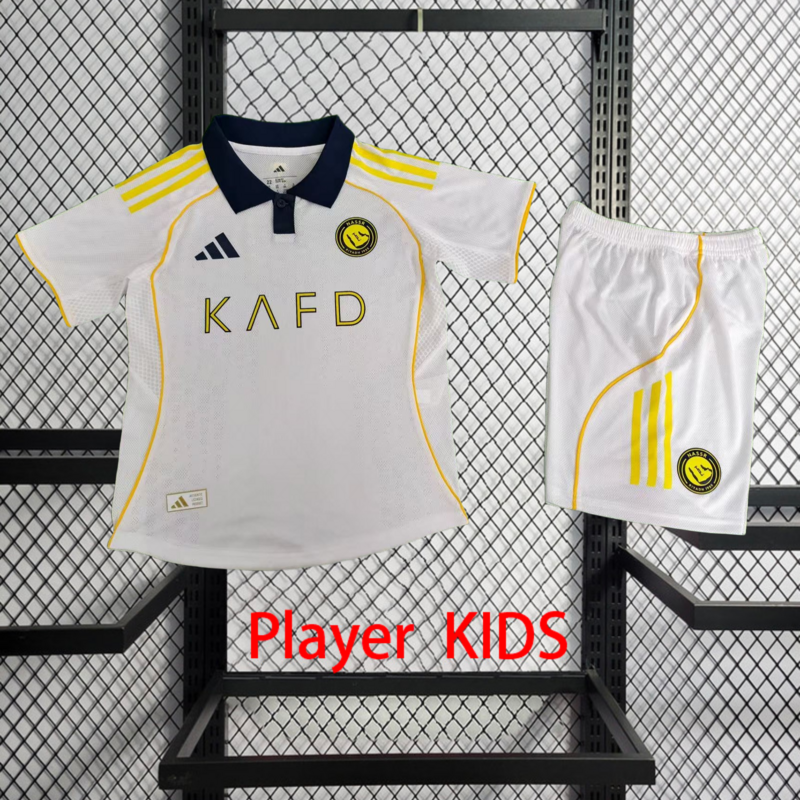 Player 2025-26 Al Nassr Third Away Kids Football jersey