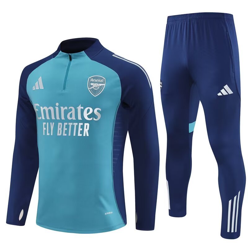 2025-26 Arsenal Green Long Sleeve Training Uniform