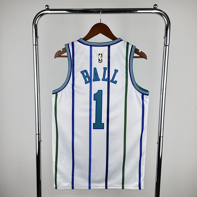 2019 NBA Charlotte Hornets (1 BALL) Basketball Jersey