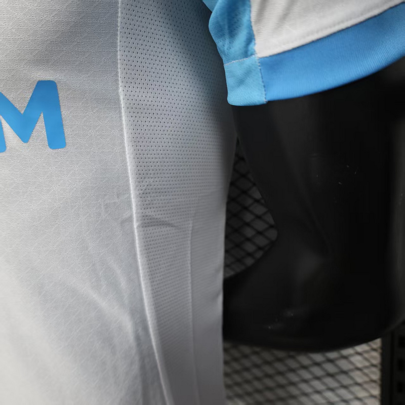 Player 2025-26 Marseille Home White football jersey