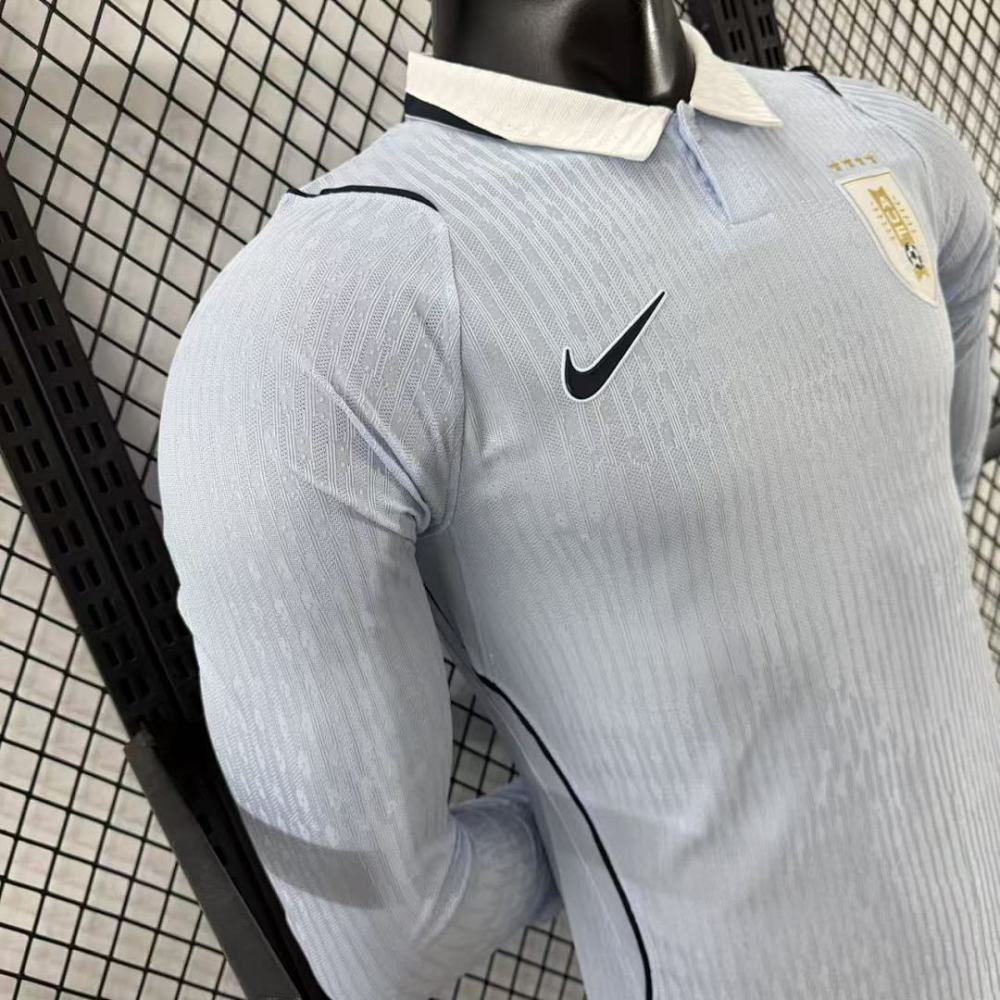 Player 2026 Uruguay Home Long Sleeve Football jersey