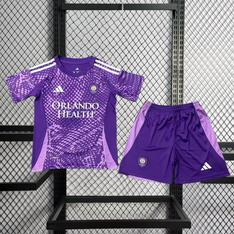 2025-26 Orlando City Home KIDS Football jersey