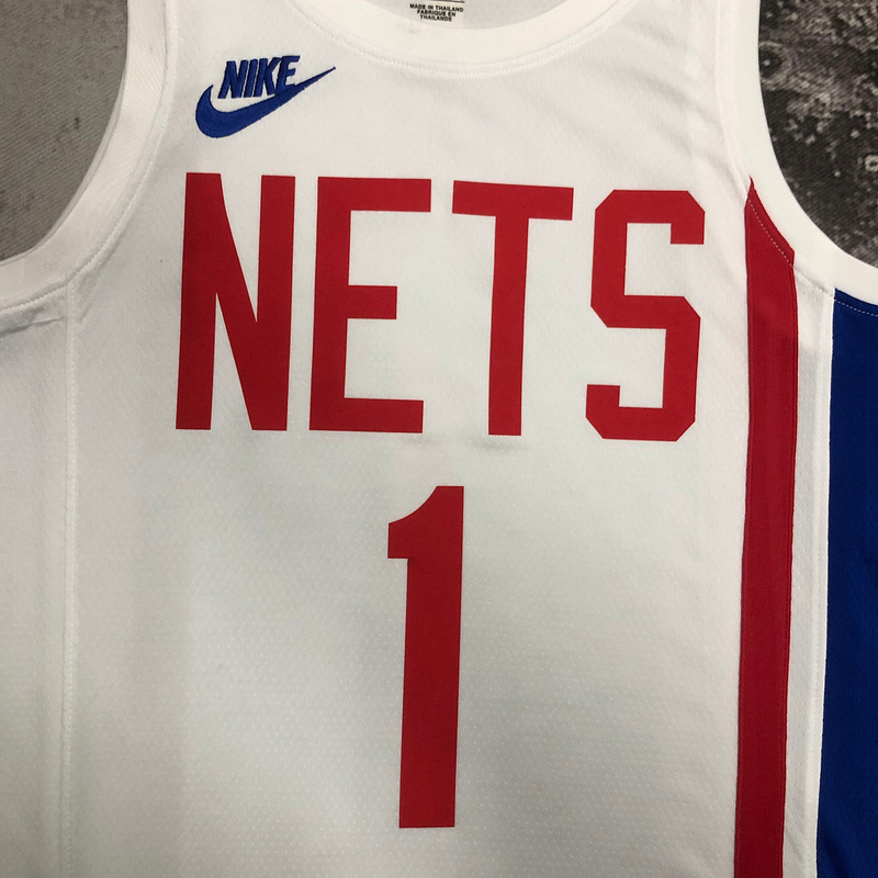 2023 NBA Brooklyn Nets (1 BRIDGES) Basketball Jersey