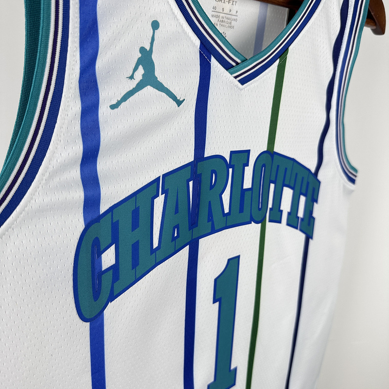 2019 NBA Charlotte Hornets (1 BALL) Basketball Jersey