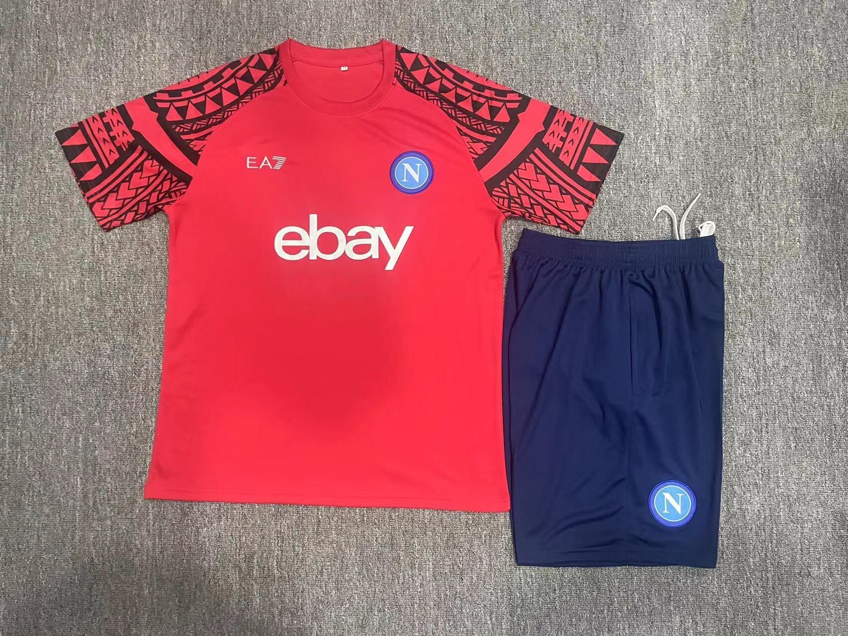 23-24-Short Sleeve Training Jersey Naples Red