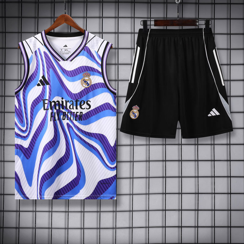 2025-26 Real Madrid Sleeveless Vest Training Wear