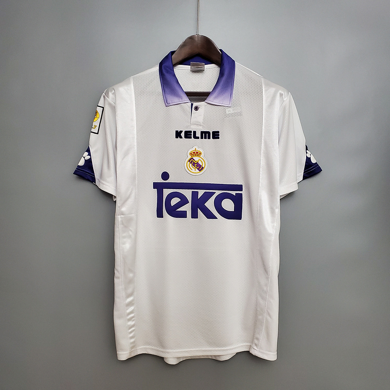 Retro Real Madrid 97-98 home Football jersey retro