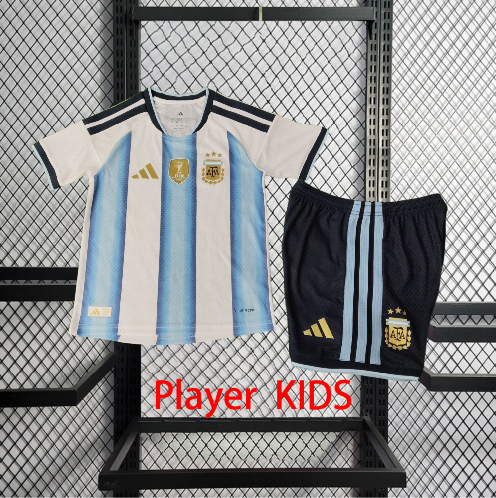 Player 2026 Argentina Home Kids football jersey Player KIDS