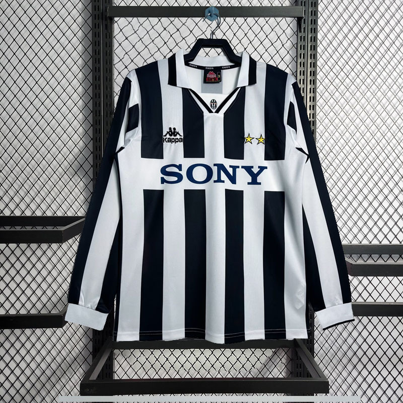 Retro 1995-97 Juventus Home Del Piero Lombardo Vialli Conte Di Livio ZIDANE Football jersey retro