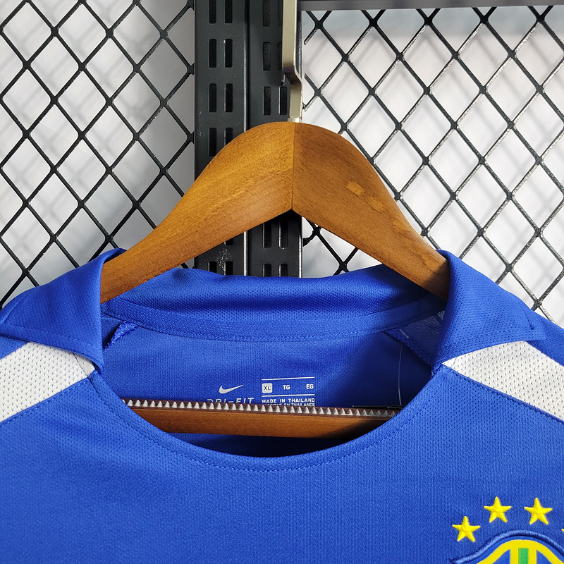 Retro 2002 Brazil away RONALDO R.CARLOS KAKA Ronaldinho Football jersey retro