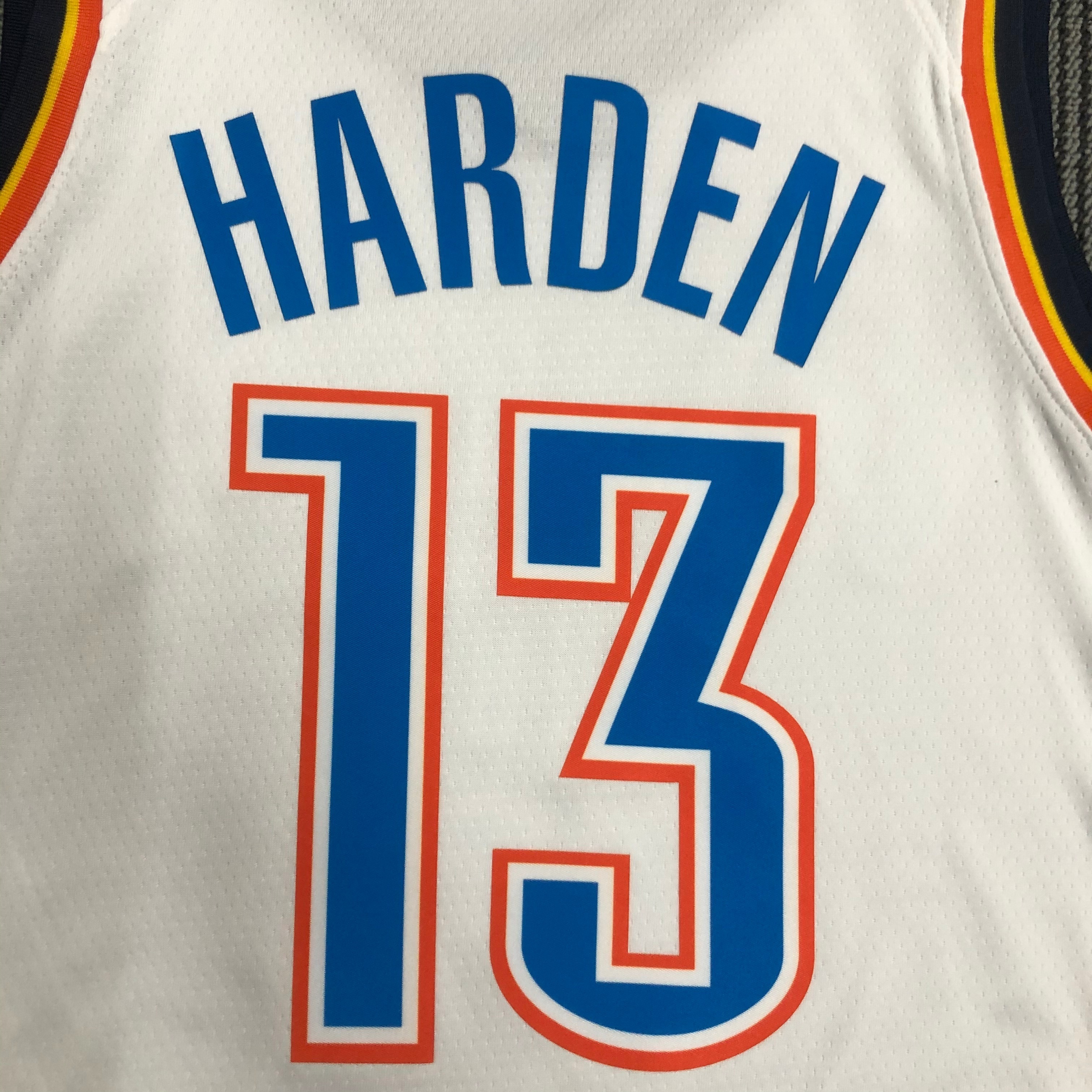 Oklahoma City Thunder White 13 Harden