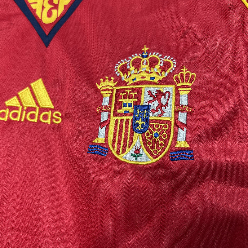 Retro 1998 Spain Home retro Football jersey