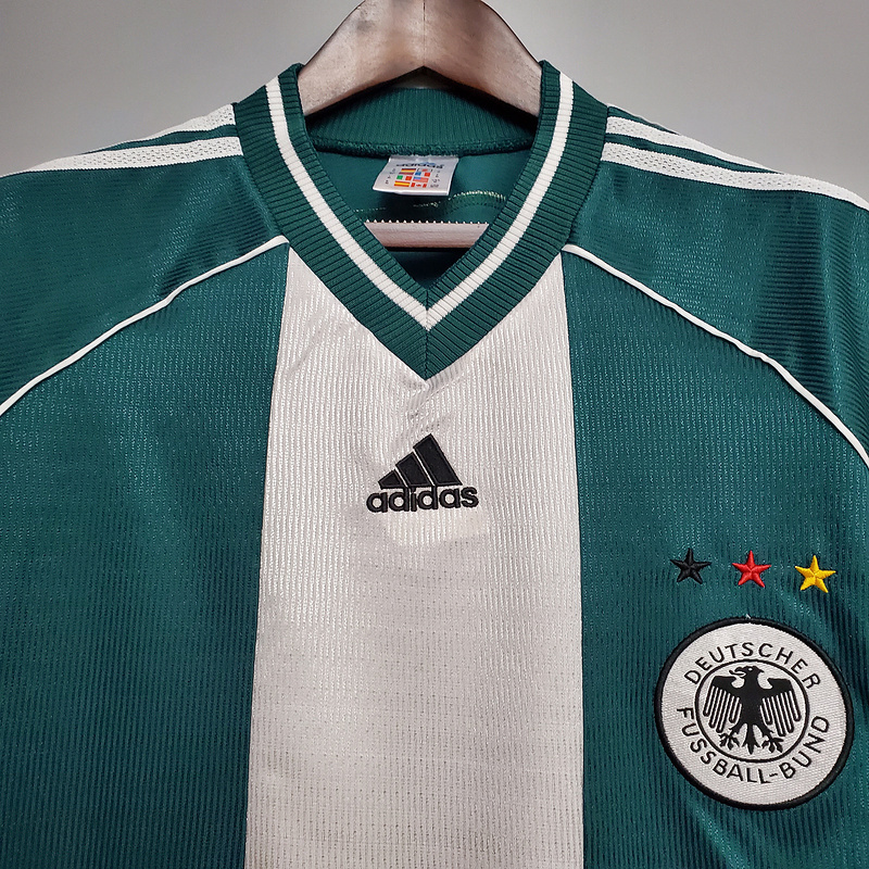 Retro 1998 Germany away MOLLER #7 Klinsmann #18 MATTHAUS #8 Football jersey retro