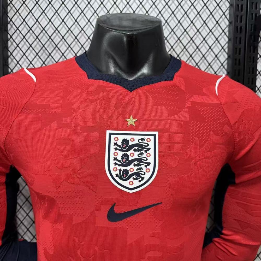 Player 2026 England Away Long sleeves Football jersey