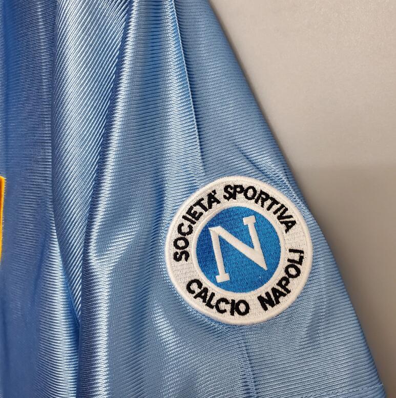 Retro 1990-91 Napoli Home Football jersey retro
