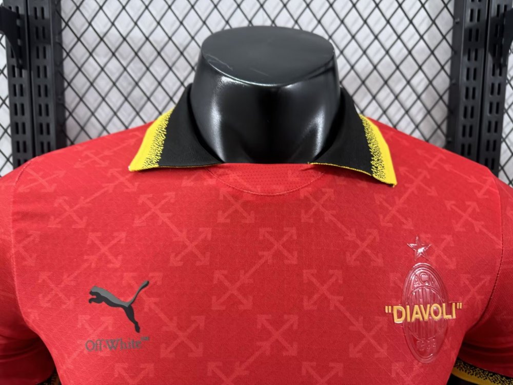 2025-26 AC Milan Pre-match Player Edition Football jersey
