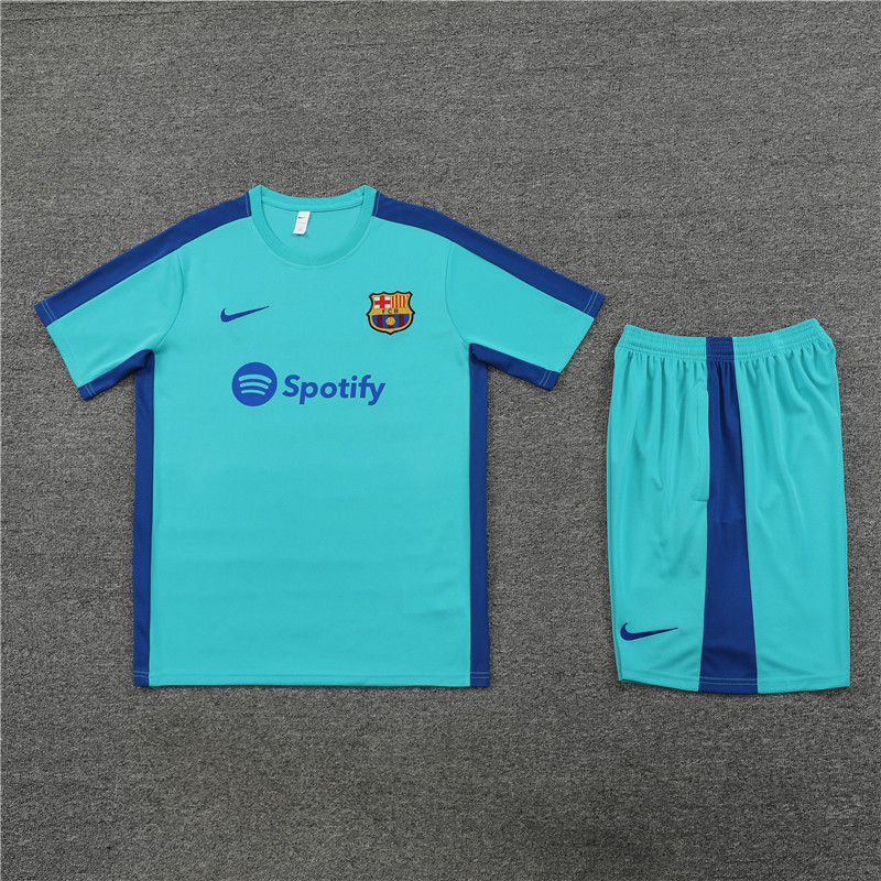 23-24 Barcelona short-sleeved training clothes