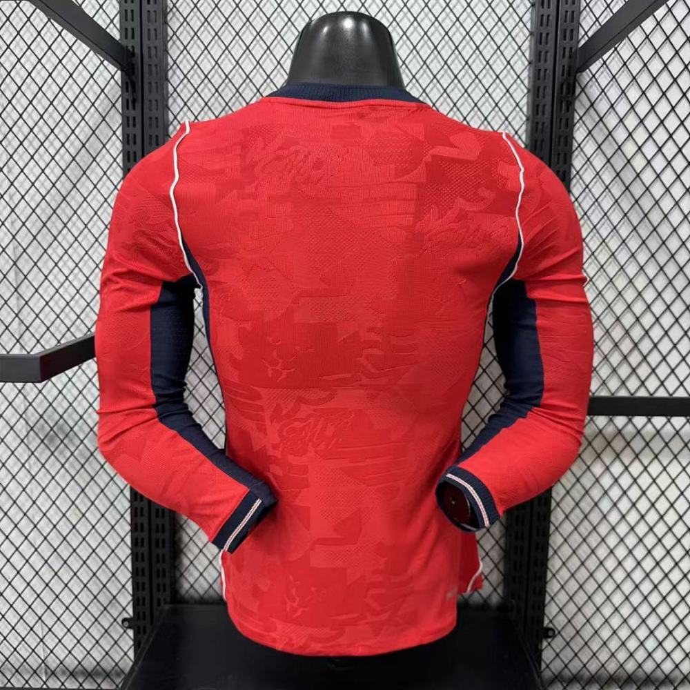 Player 2026 England Away Long sleeves Football jersey